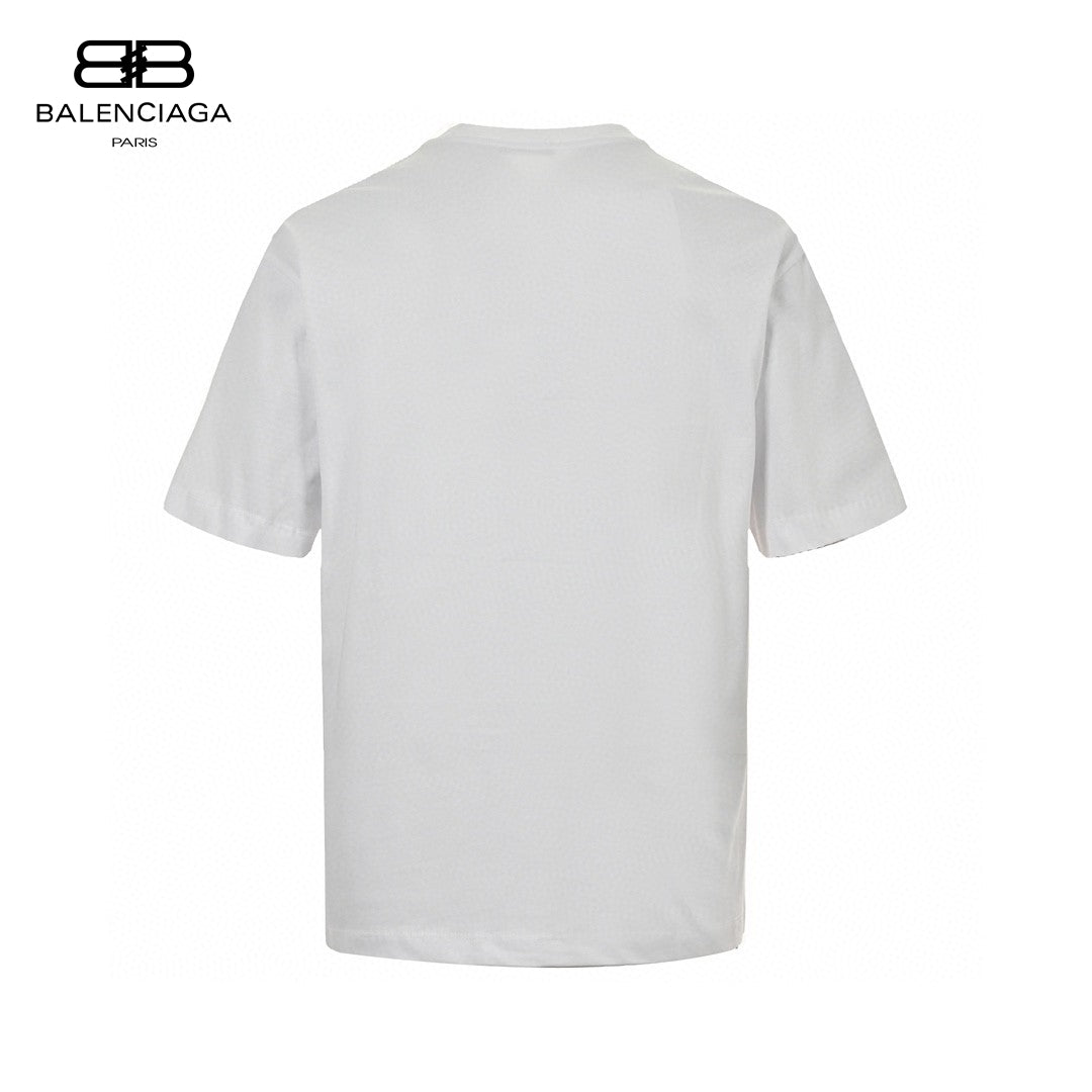 Balenciaga Bb Logo T-shirt (white) Unisex Streetwear Limited Edition - Step up your streetwear game with the Balenciaga BB Logo T-Shirt in white. Crafted from