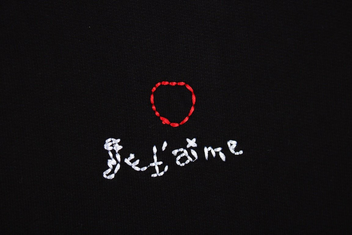 Balenciaga Be Yourself Hoodie - Black Unisex Streetwear Limited Edition - This Balenciaga hoodie features a minimalistic 'Be Yourself' embroidery on the chest. Made from high-quality