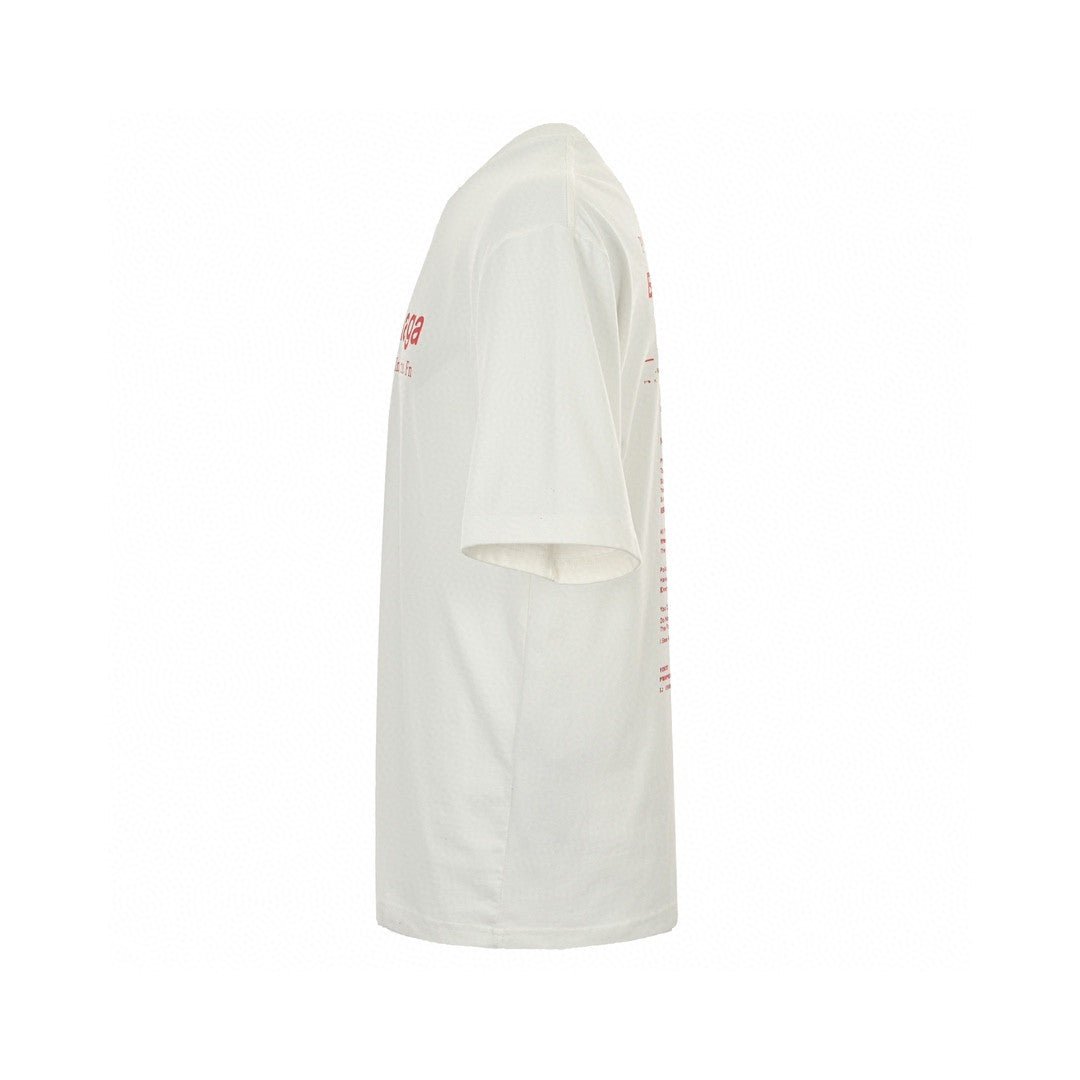 Balenciaga Design Team T-shirt (white) Unisex Streetwear Limited Edition - <span>White t-shirt with a simple design. Features 'Balenciaga' text in red and 'The Design Team