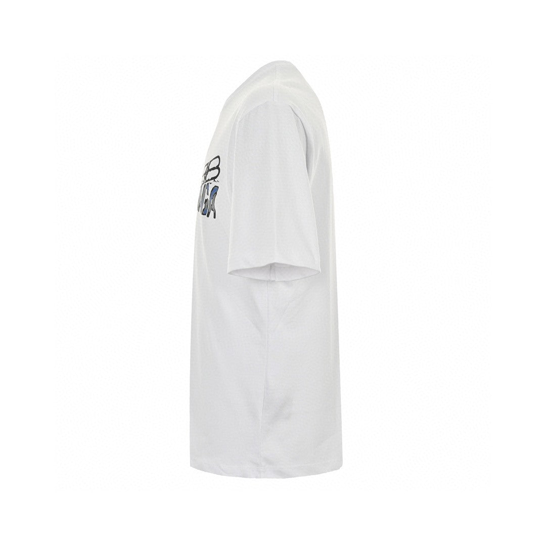 Balenciaga Graphic Logo T-shirt (white) Unisex Streetwear Limited Edition - The Balenciaga Graphic Logo T-Shirt in white is a stylish and modern piece that embodies