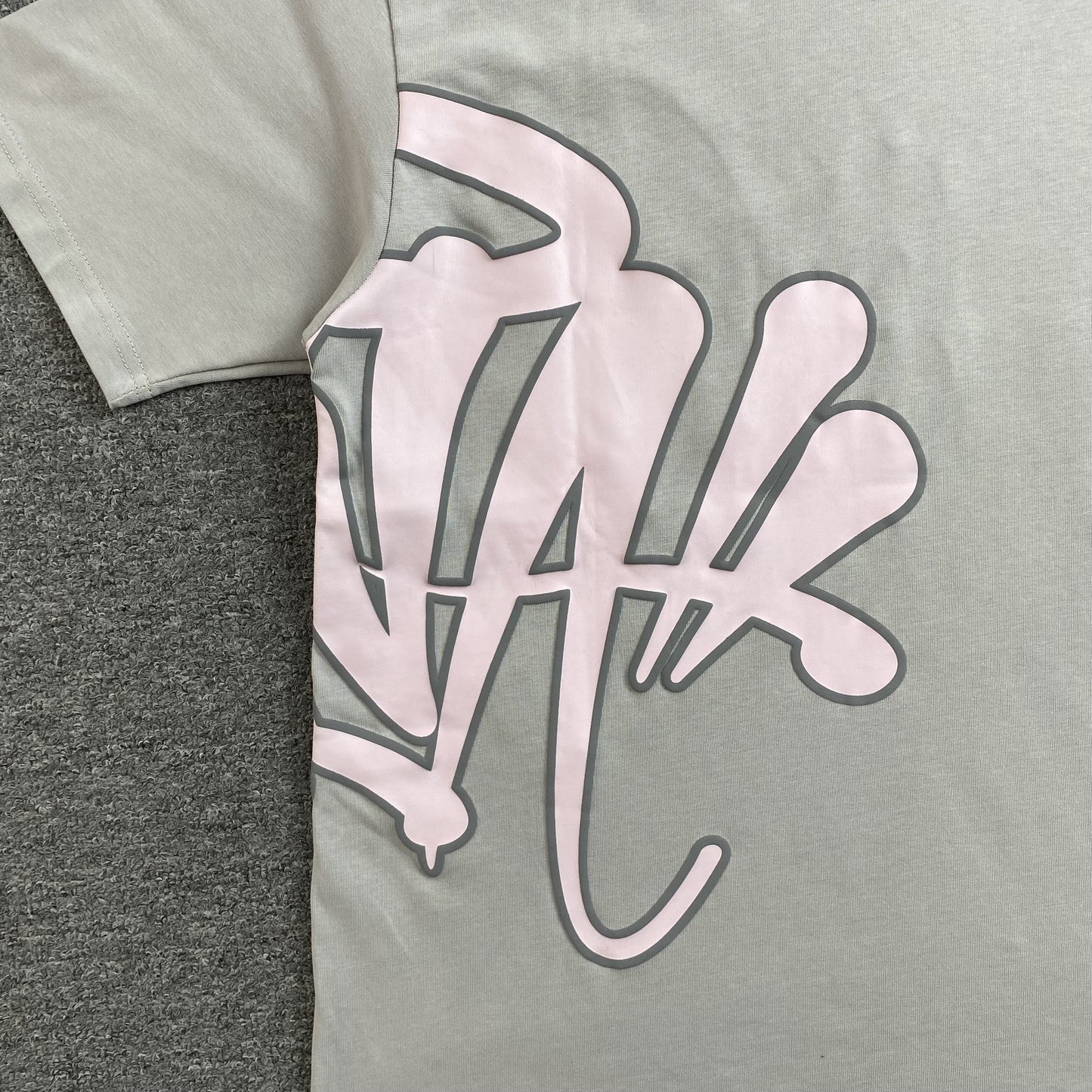 SYNA World T-shirt Grey - Pink Unisex Streetwear Limited Edition