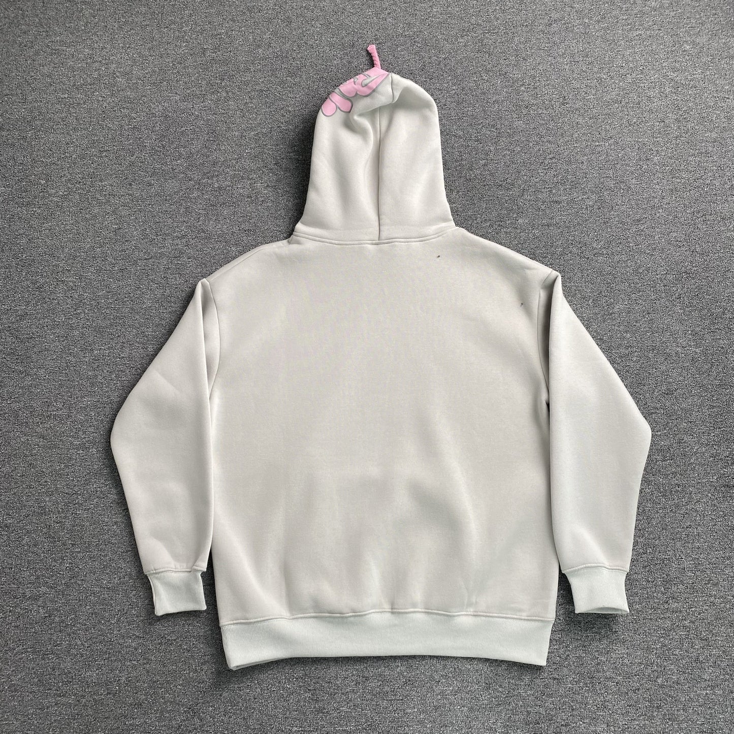 SYNA World Hood Logo Hoodie Grey - Pink Unisex Streetwear Limited Edition