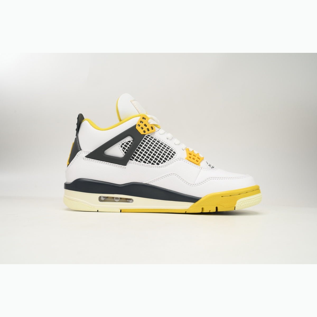 JORDAN 4 - Vivid Sulfur Unisex Streetwear Limited Edition - Step up your style with the JORDAN 4 x VIVID SULFUR, a sneaker that blends