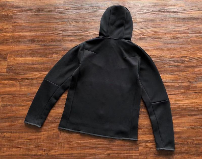 NIKE Tech Fleece Hoodie - - Black Unisex Streetwear Limited Edition