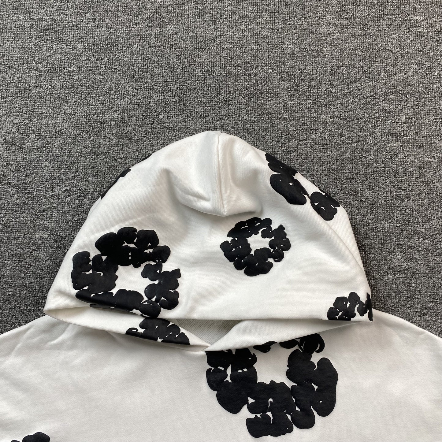 DENIM Tears Cotton Wreath Hoodie - White Unisex Streetwear Limited Edition