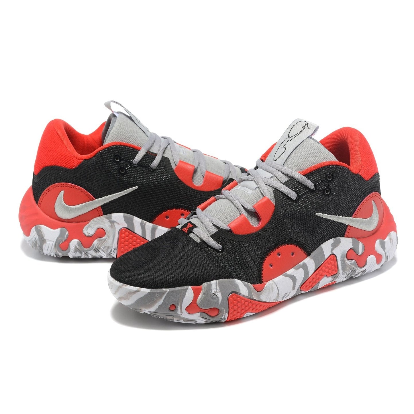 NIKE Pg 6 - Bred Shoes Unisex Streetwear Limited Edition - Introducing the Nike PG 6 x BRED, a dynamic collaboration between Nike and NBA star