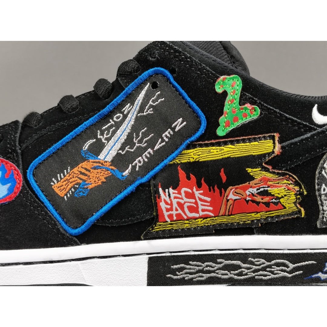 NIKE Sb Dunk Low Pro - Neckface Unisex Streetwear Limited Edition