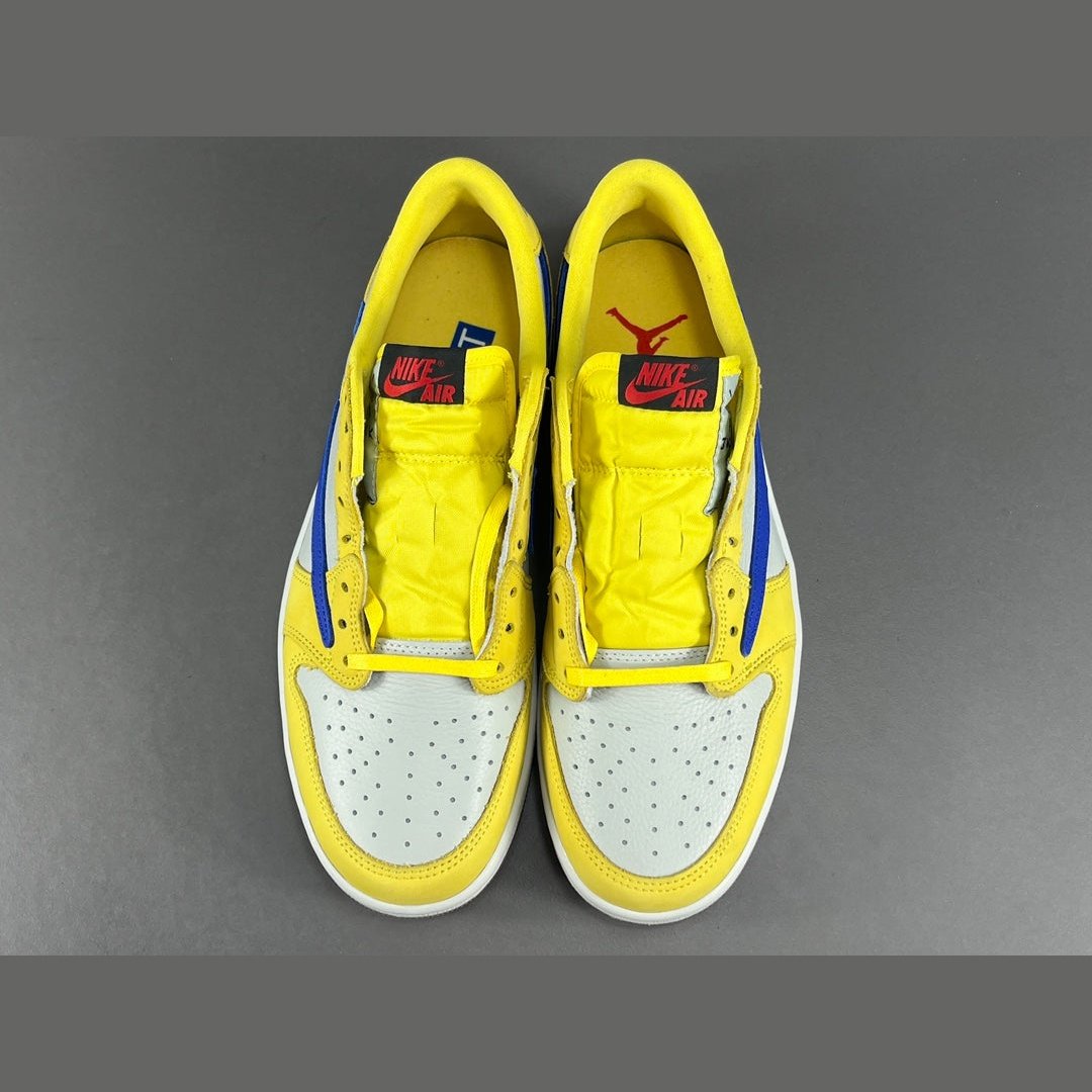 JORDAN 1 Low Og - Canary - Red Unisex Streetwear Limited Edition - Step into style with the JORDAN 1 LOW OG x CANARY, a fusion of heritage