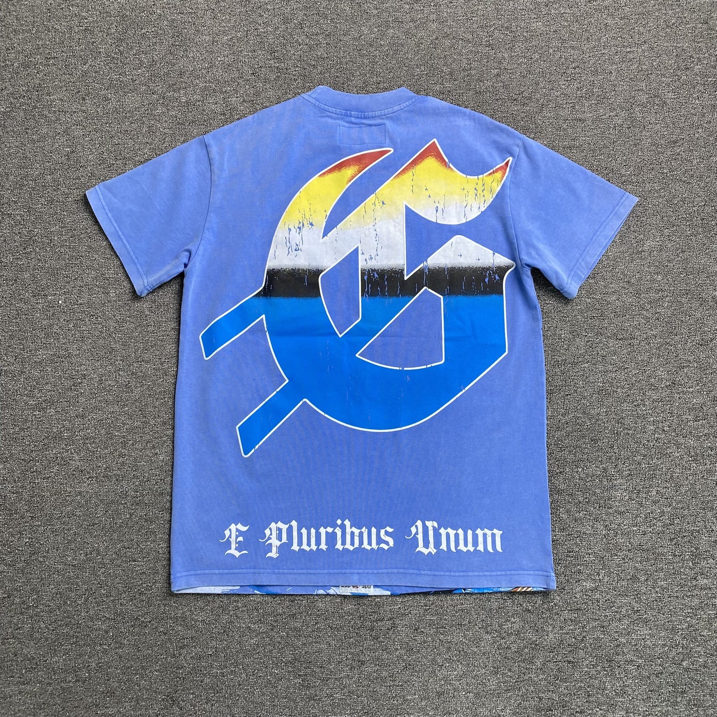 GODSPEED Artificial Love T-shirt Washed - Blue Unisex Streetwear Limited Edition