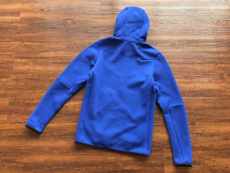 NIKE Tech Fleece Hoodie - - Blue Unisex Streetwear Limited Edition