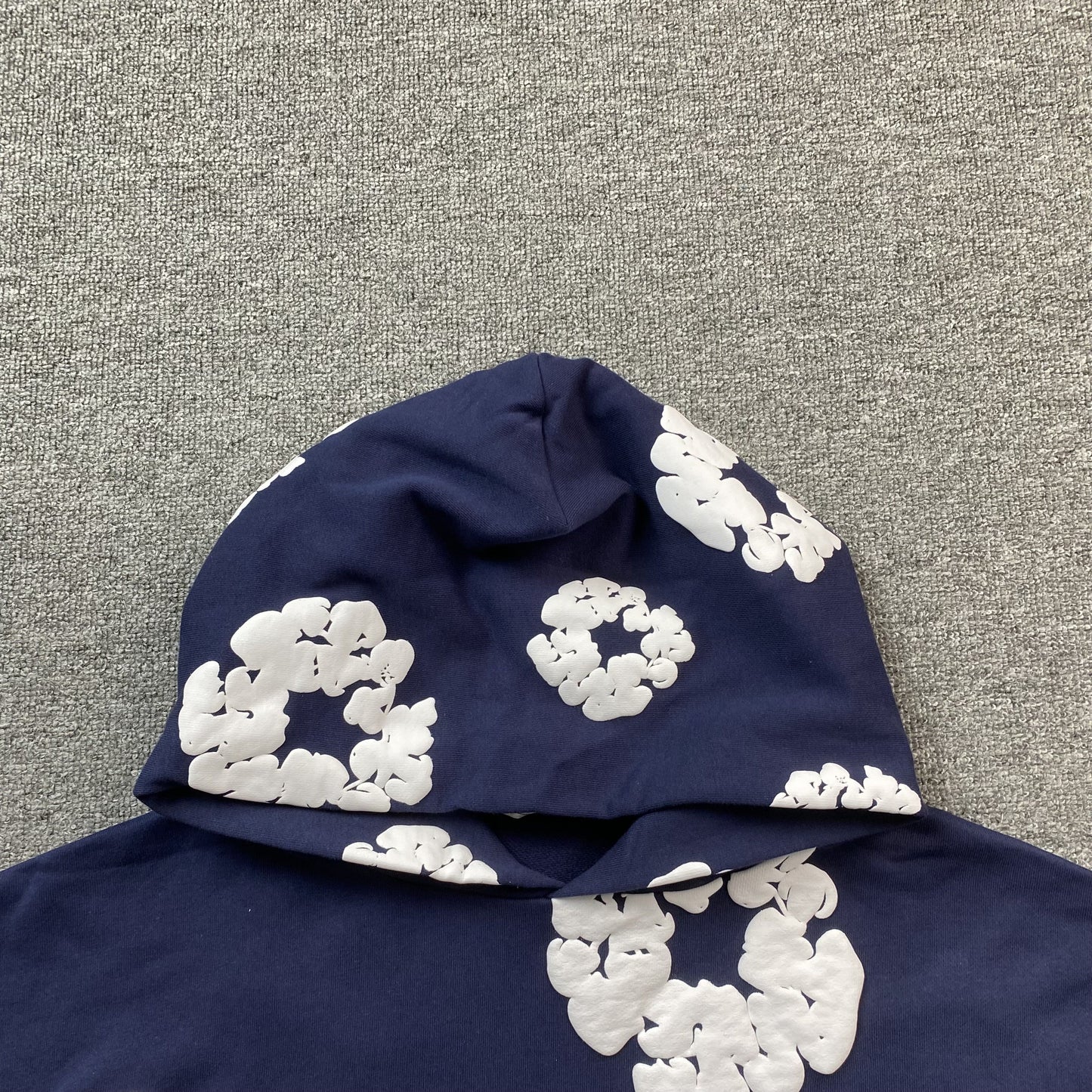 DENIM Tears Cotton Wreath Hoodie - Navy Unisex Streetwear Limited Edition
