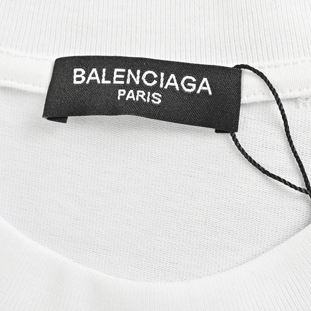 Camiseta Balenciaga - Logotipo desgastado