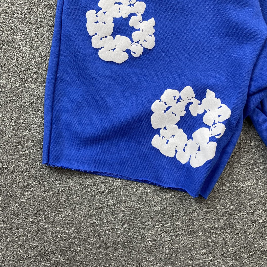 DENIM TEARS COTTON WREATH SHORTS DEEP BLUE - outsole - replica sneakers
