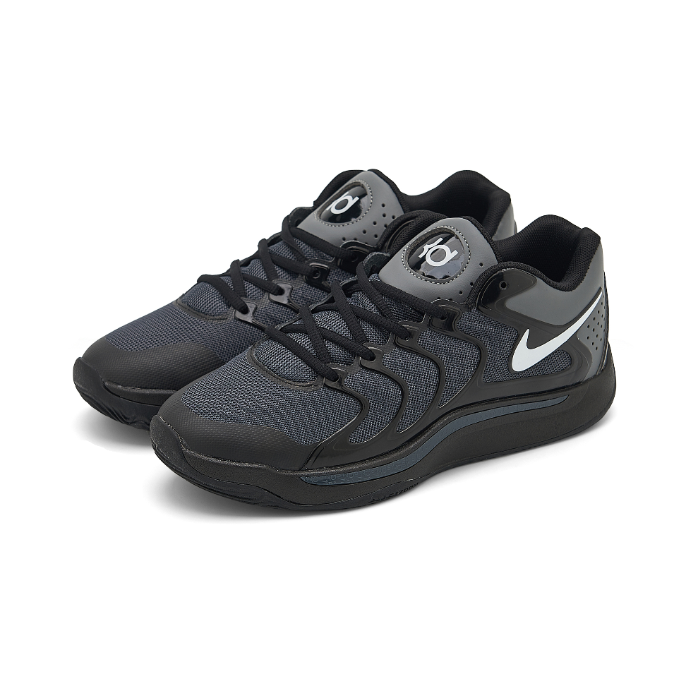 NIKE Kd 17 - Charcoal Shoes - Red Unisex Streetwear Limited Edition - Introducing the Nike KD 17 x Charcoal edition, where style meets performance in perfect harmony.