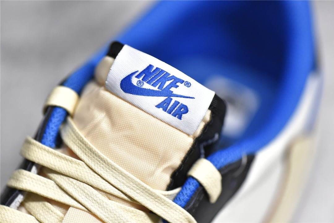 JORDAN 1 Low - Travis Scott Fragment - Black Unisex Streetwear Limited Edition - Introducing the Jordan 1 Low x Travis Scott Fragment: A Fusion of Creative Forces and
