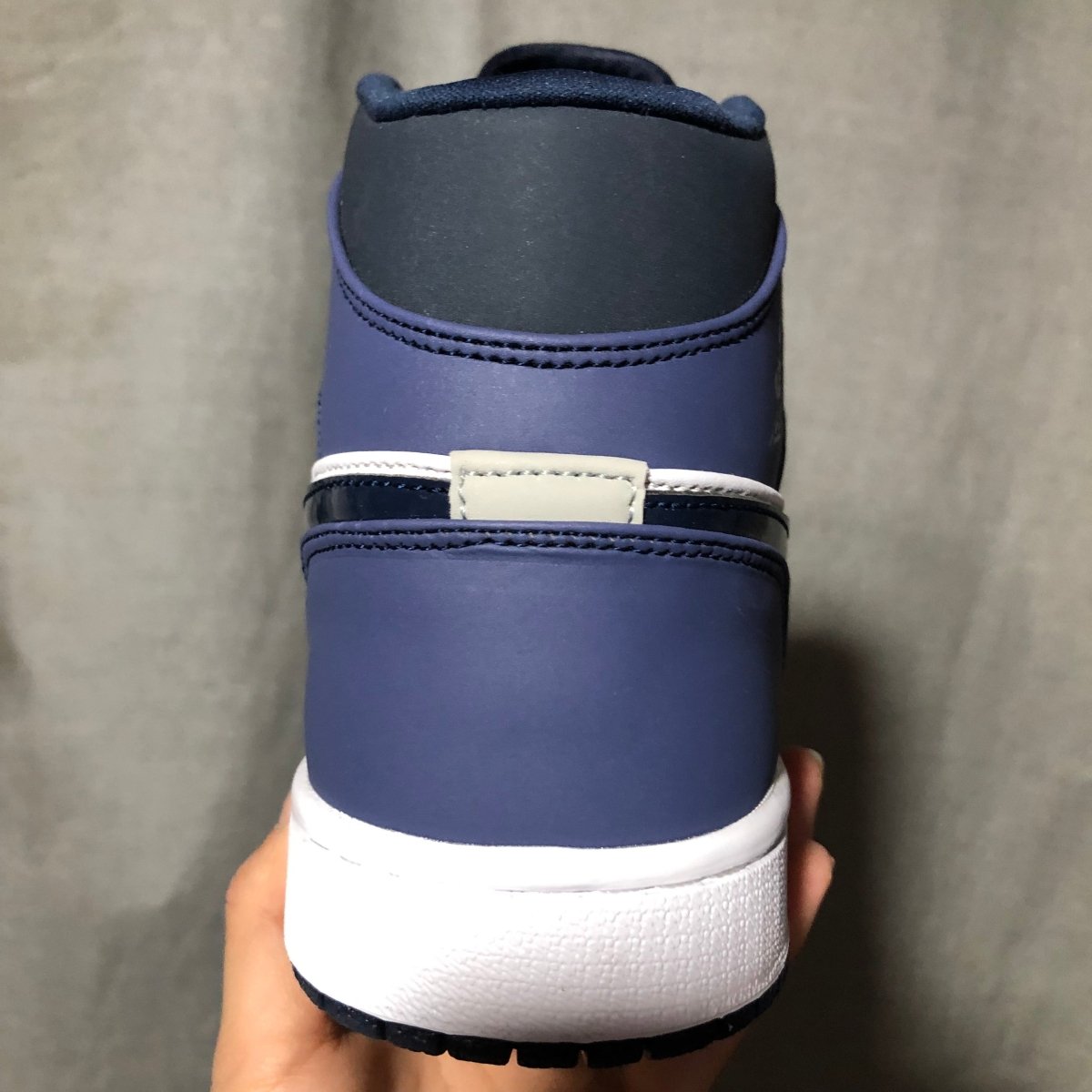JORDAN 1 Mid - Armory Sneakers - Navy Unisex Streetwear Limited Edition