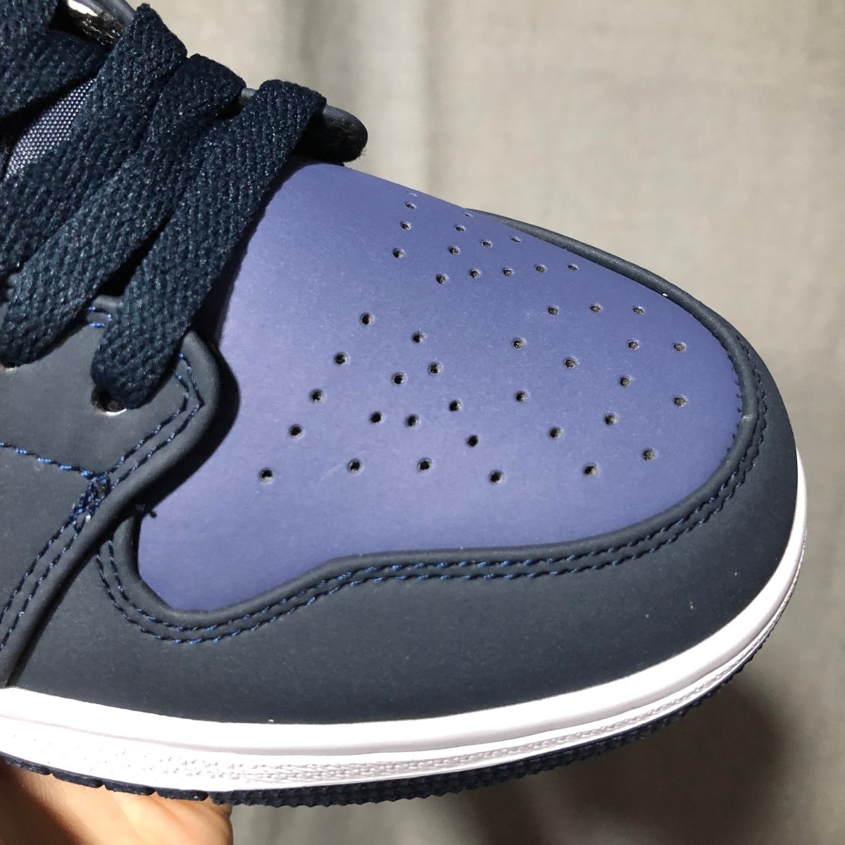 JORDAN 1 Mid - Armory Sneakers - Navy Unisex Streetwear Limited Edition