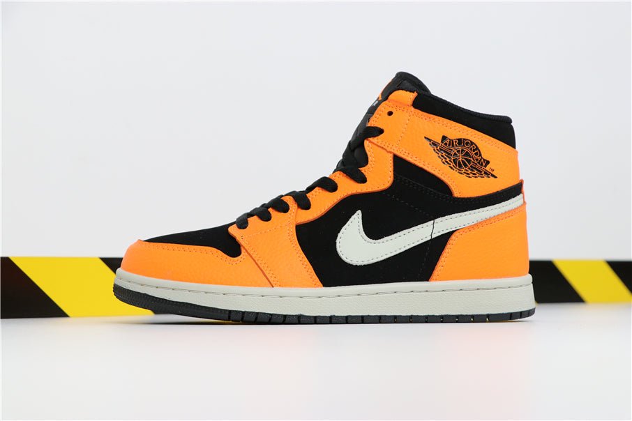 JORDAN 1 Mid - Cone Sneakers - Black Unisex Streetwear Limited Edition