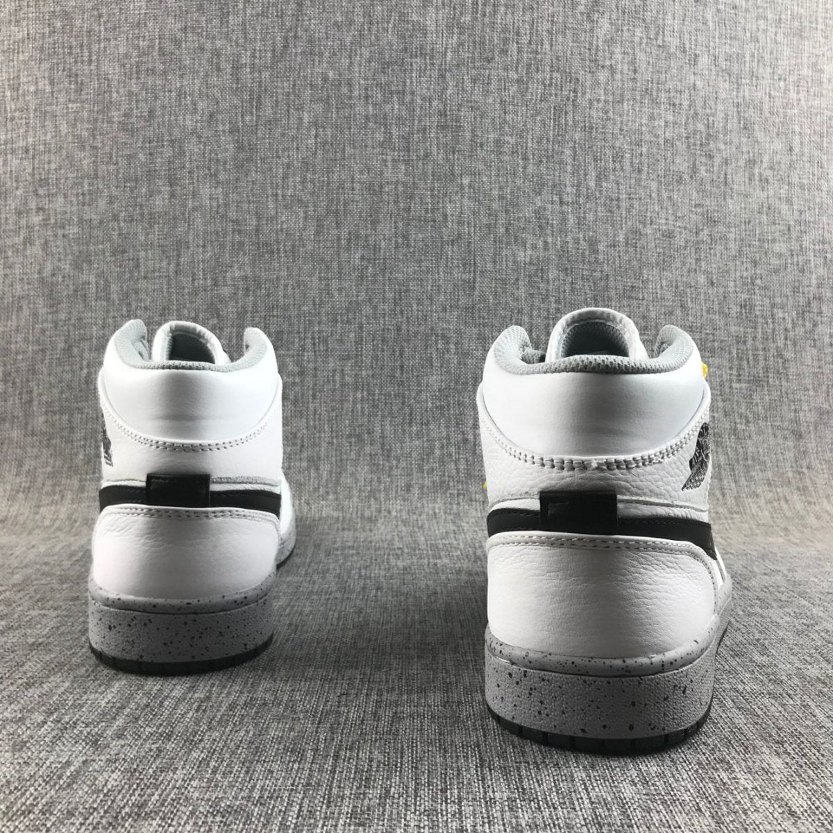 JORDAN 1 Mid - Cement Sneakers - White Unisex Streetwear Limited Edition