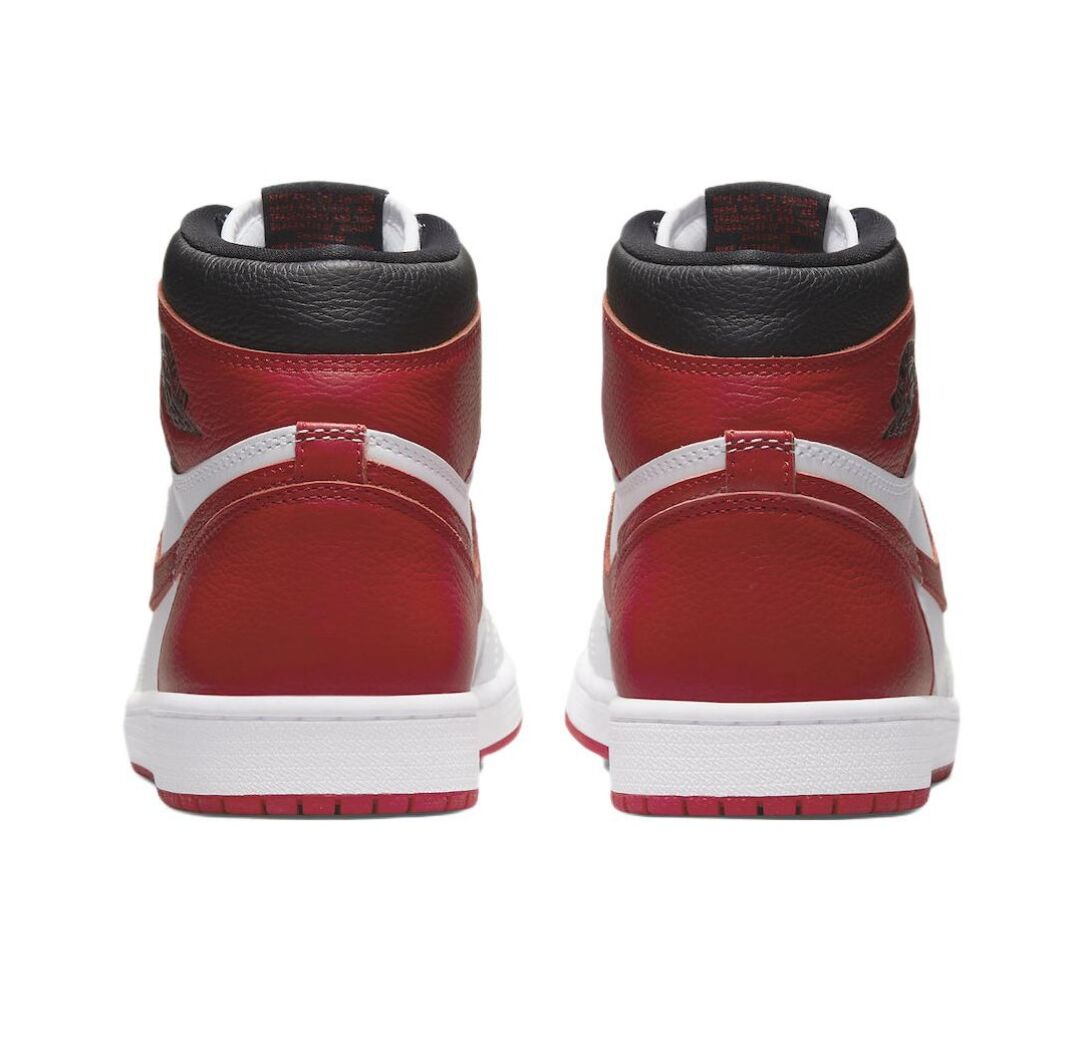 JORDAN 1 Retro High Og - Heritage Sneakers - Black Unisex Streetwear Limited Edition