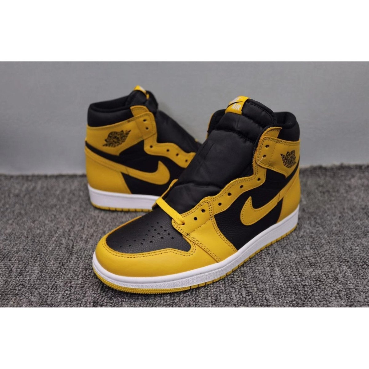 JORDAN 1 Retro High - Pollen Sneakers - Black Unisex Streetwear Limited Edition