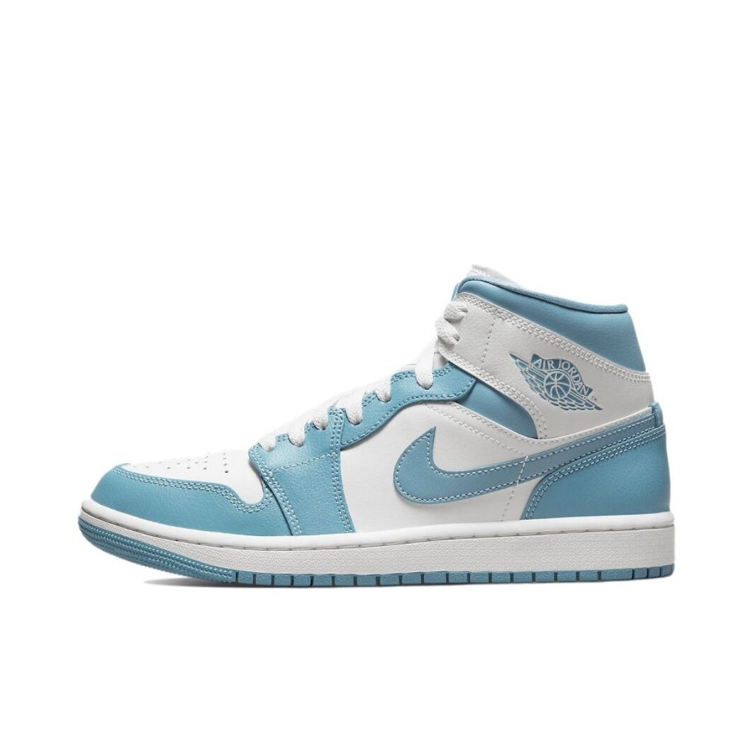 JORDAN 1 Retro Mid - Unc Unisex Streetwear Limited Edition