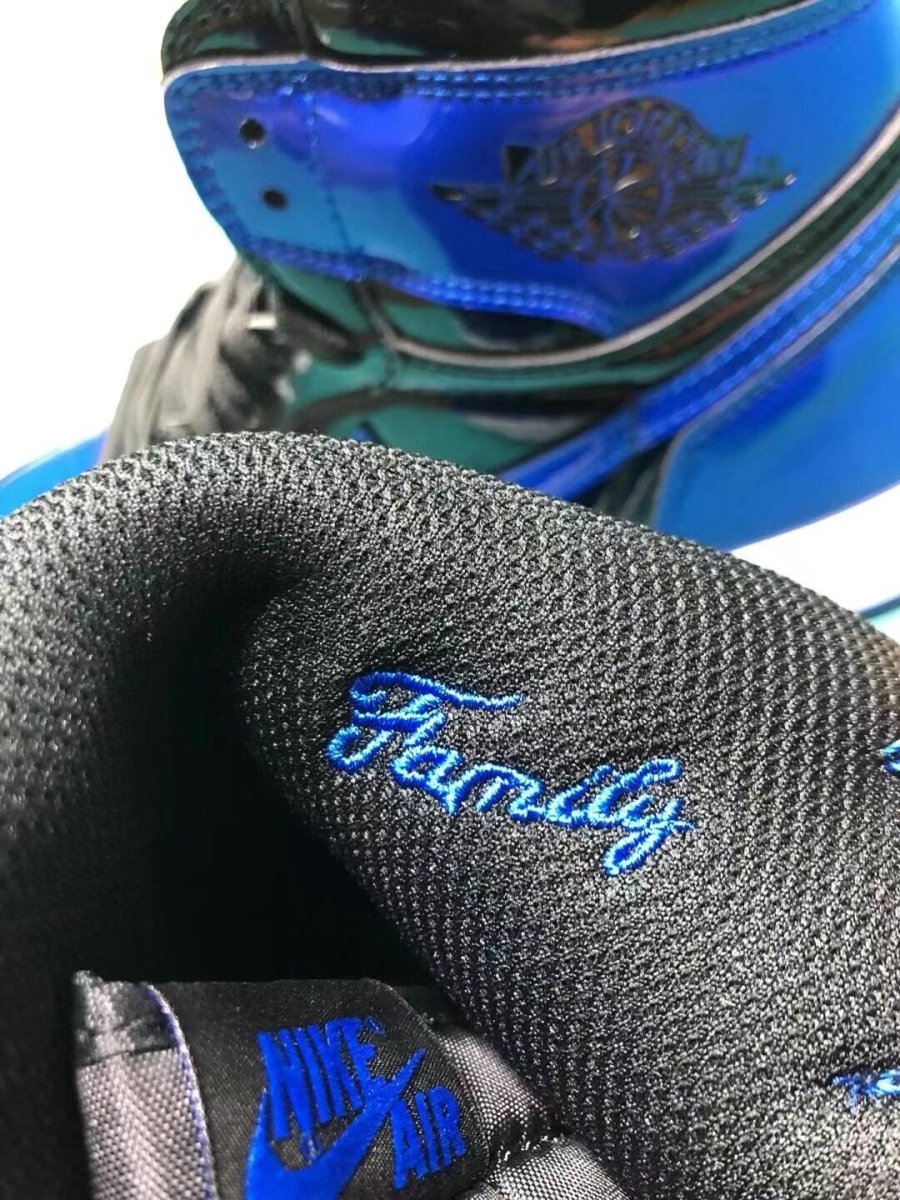 JORDAN 1 Retro - Royal - Black Unisex Streetwear Limited Edition