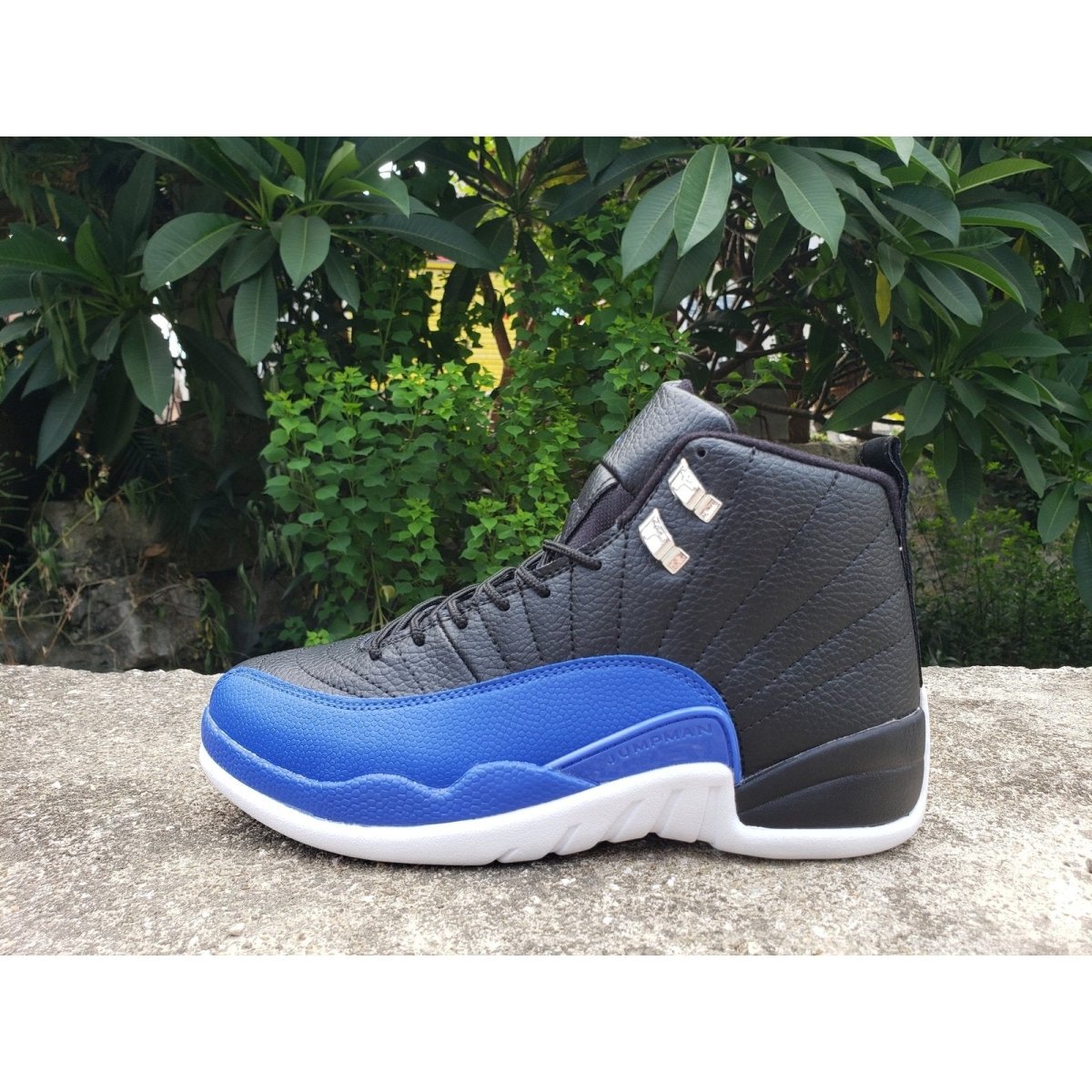 JORDAN 12 - Game Royal Sneakers - Black Unisex Streetwear Limited Edition
