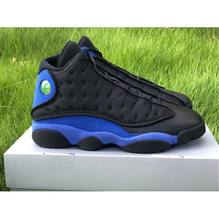 JORDAN 13 Retro - Hyper Royal Sneakers - Black Unisex Streetwear Limited Edition