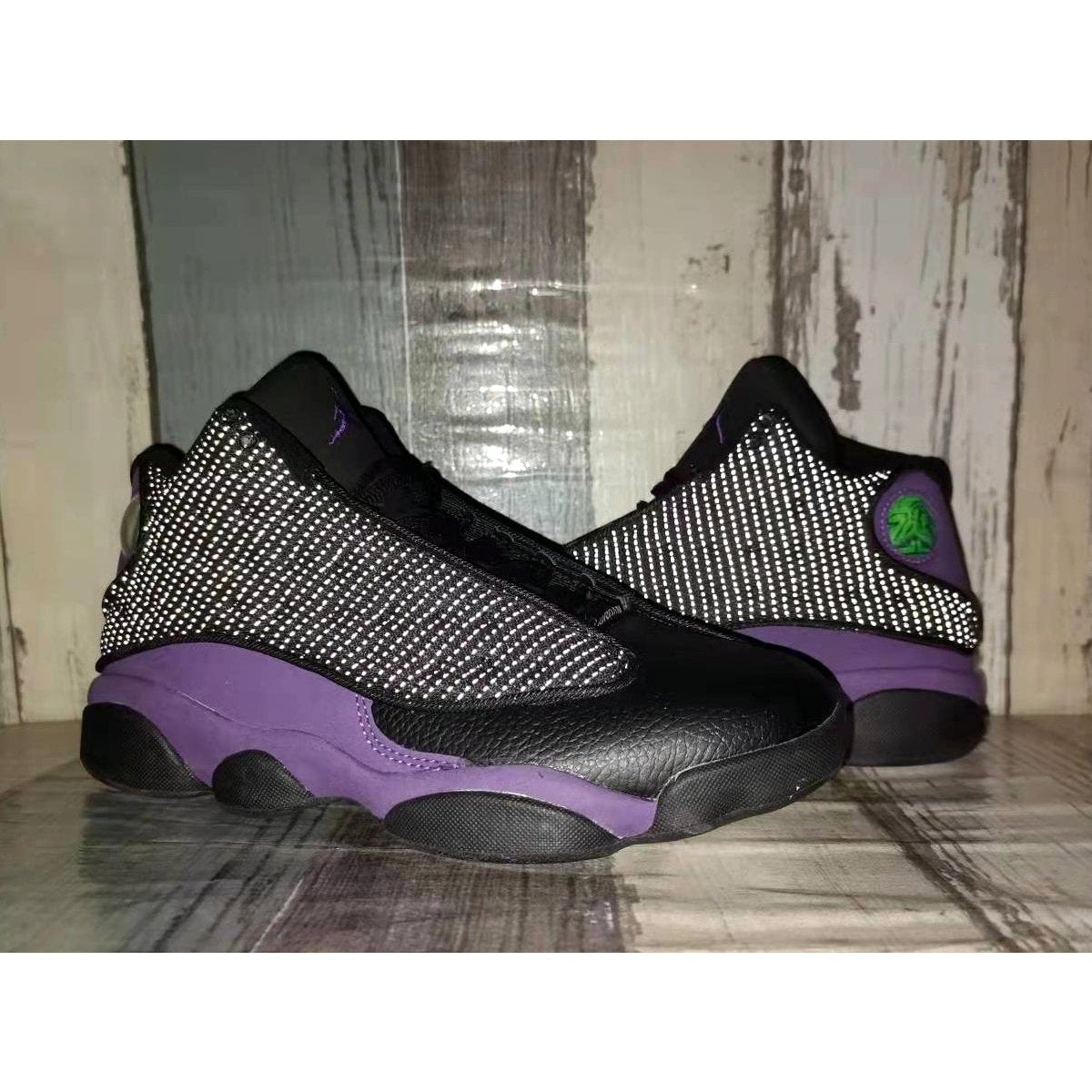 JORDAN 13 Retro - Court Sneakers - Purple Unisex Streetwear Limited Edition