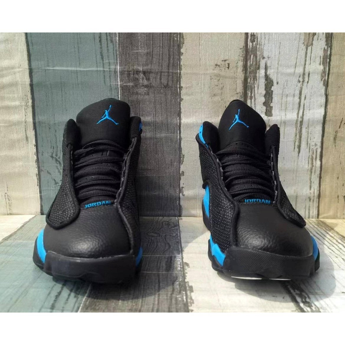 JORDAN 13 Retro - Hyper Royal Sneakers - Black Unisex Streetwear Limited Edition