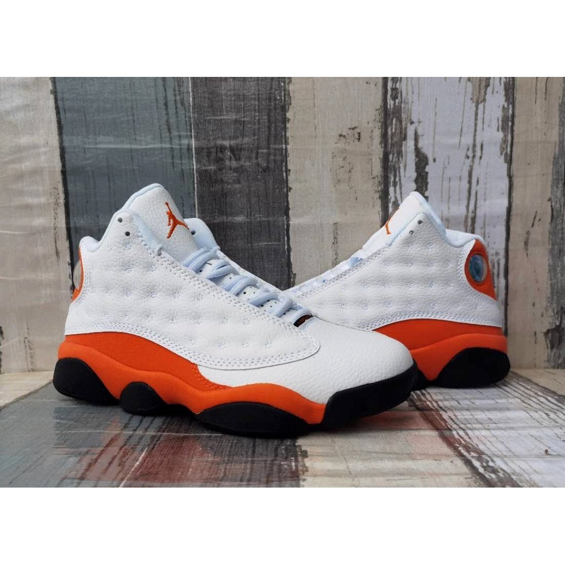JORDAN 13 Retro - Starfish Sneakers - Black Unisex Streetwear Limited Edition