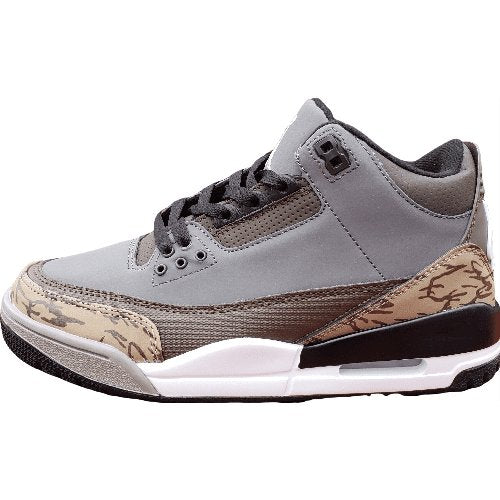 JORDAN 3 Retro - Cool Grey - Earth Sneakers - Brown Unisex Streetwear Limited Edition