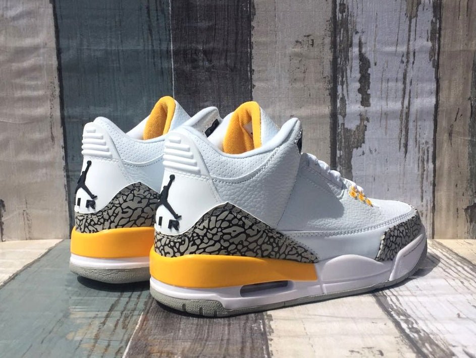 JORDAN 3 Retro - Laser T-Shirt - Orange Unisex Streetwear Limited Edition