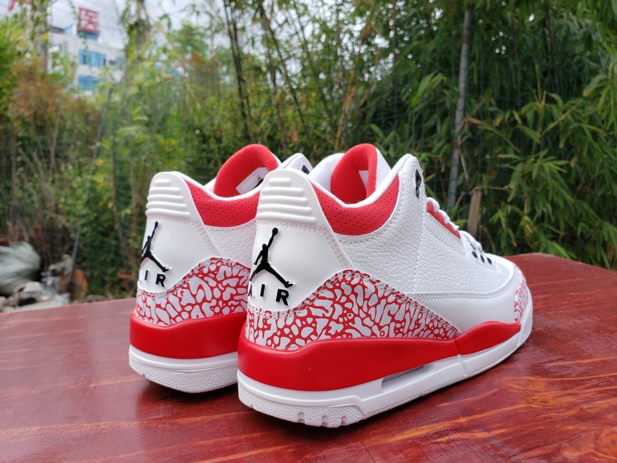 JORDAN 3 Retro - Tokyo Fire T-Shirt - Red Unisex Streetwear Limited Edition