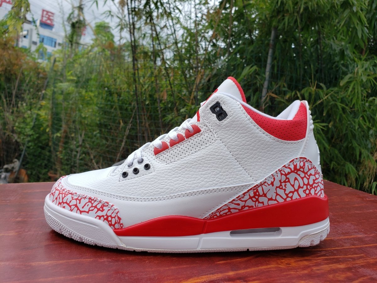 JORDAN 3 Retro - Tokyo Fire T-Shirt - Red Unisex Streetwear Limited Edition