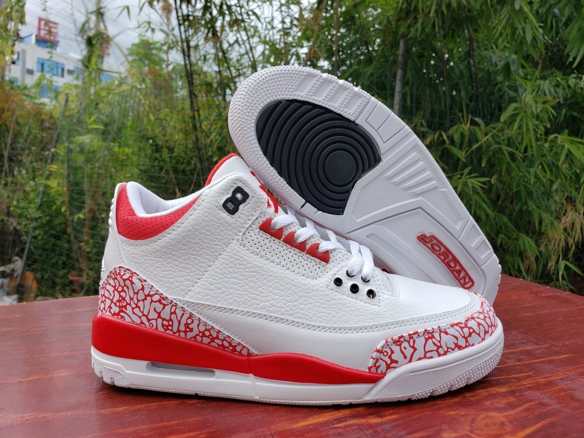 JORDAN 3 Retro - Tokyo Fire T-Shirt - Red Unisex Streetwear Limited Edition
