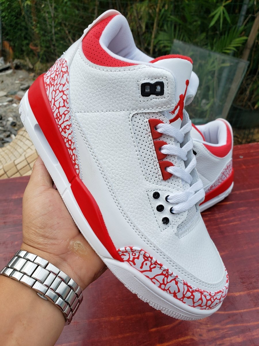 JORDAN 3 Retro - Tokyo Fire T-Shirt - Red Unisex Streetwear Limited Edition