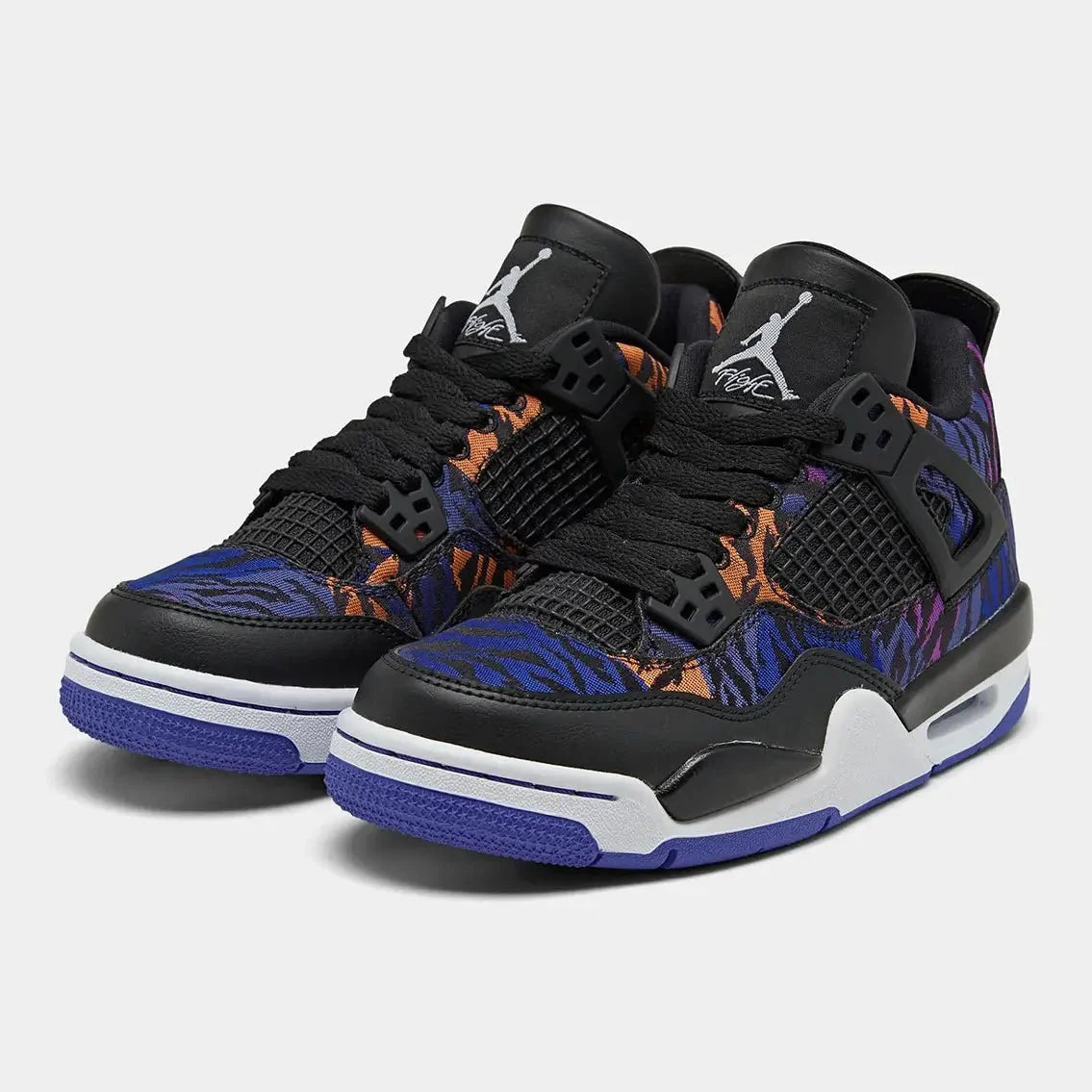 JORDAN 4 - Rush Violet Sneakers - Black Unisex Streetwear Limited Edition