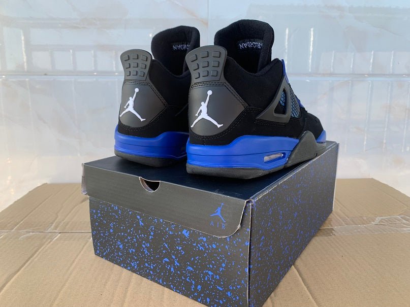 JORDAN 4 - Thunder Sneakers - Blue Unisex Streetwear Limited Edition