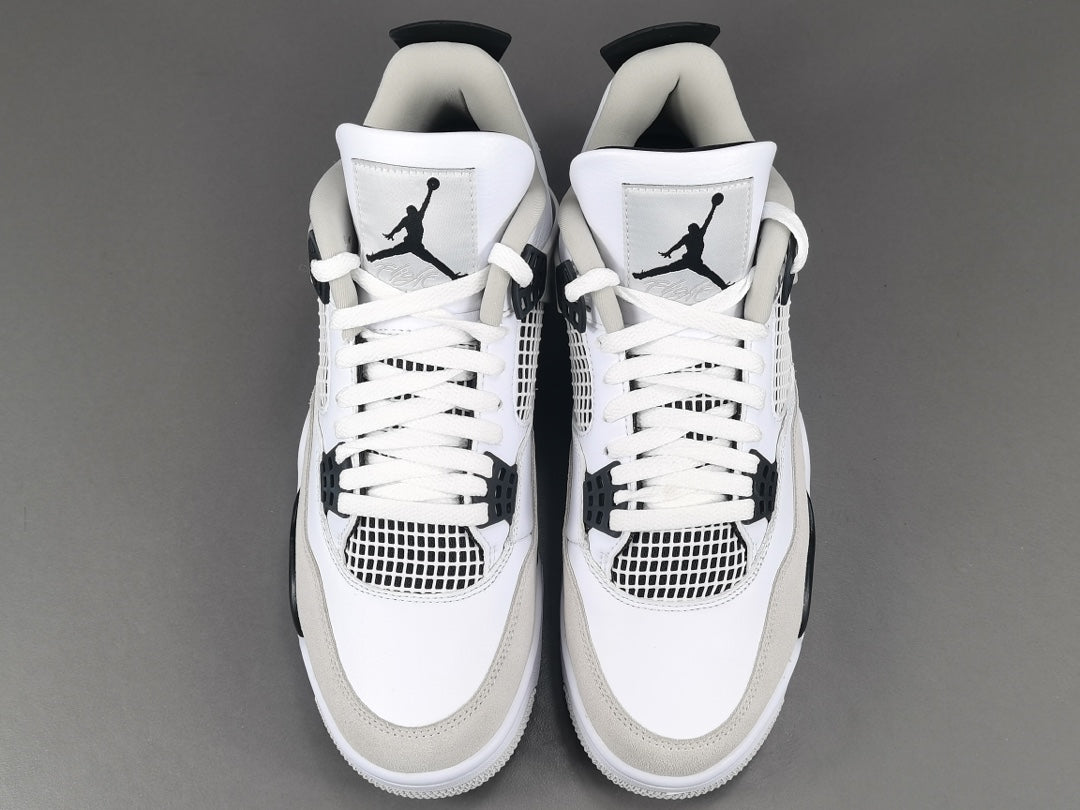 JORDAN 4 - Military Sneakers - Black Unisex Streetwear Limited Edition