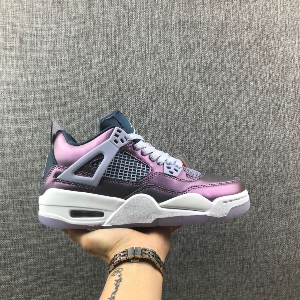 JORDAN 4 - Monsoon Sneakers - Blue Unisex Streetwear Limited Edition