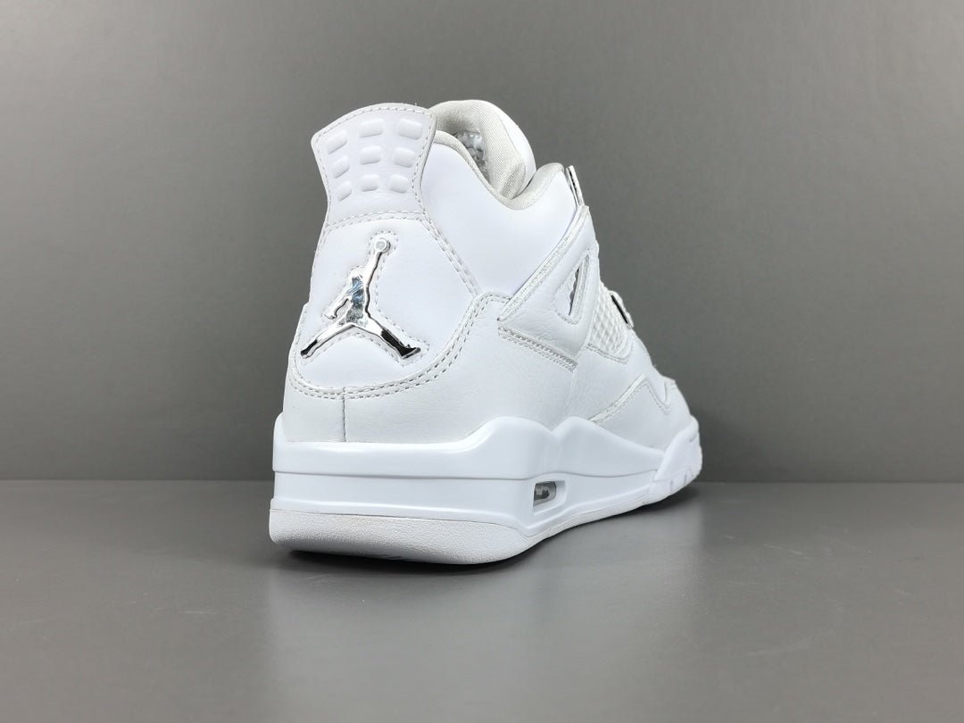 JORDAN 4 - Pure Money - White Unisex Streetwear Limited Edition - Introducing the Jordan 4 Pure Money, a sleek and sophisticated sneaker that embodies the perfect