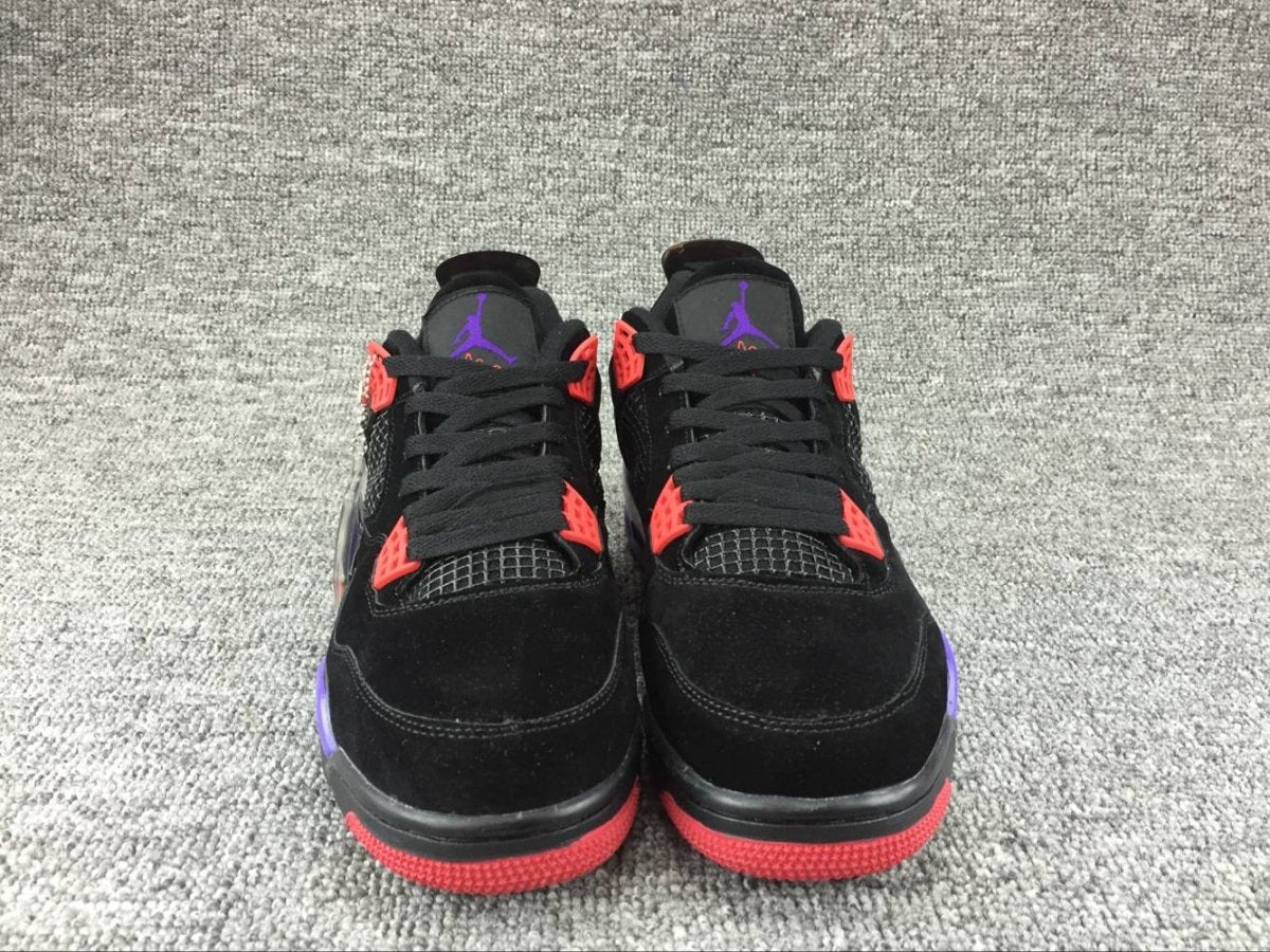 JORDAN 4 - Raptors Drake Ovo Sneakers - Black Unisex Streetwear Limited Edition