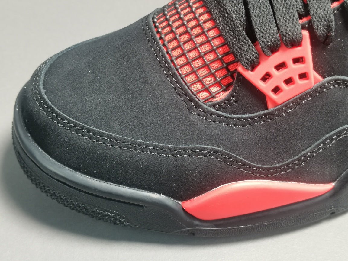 JORDAN 4 - Thunder Sneakers - Red Unisex Streetwear Limited Edition