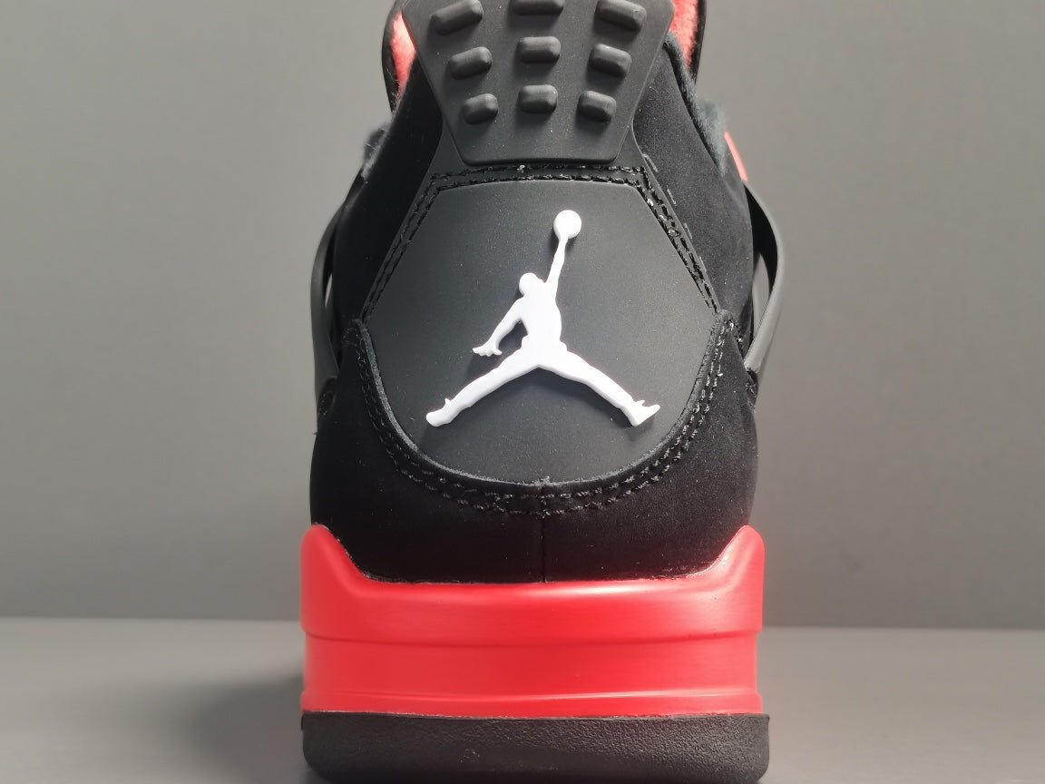 JORDAN 4 - Thunder Sneakers - Red Unisex Streetwear Limited Edition