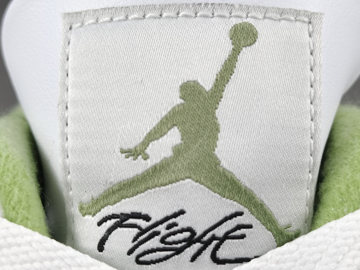 JORDAN 4 - Seafoam Sneakers - Black Unisex Streetwear Limited Edition - Introducing the Jordan 4 Seafoam: A Refreshing Twist on an Iconic Sneaker! Prepare to make
