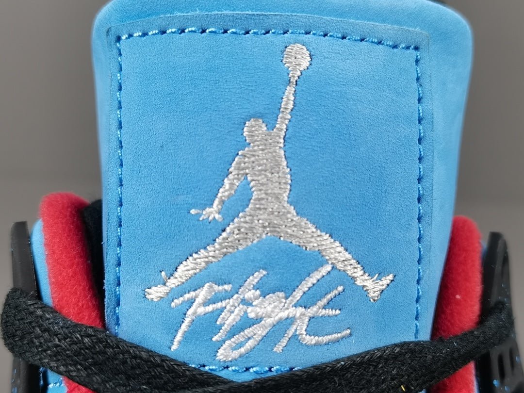 JORDAN 4 - Travis Scott Cactus Jack Sneakers - Black Unisex Streetwear Limited Edition