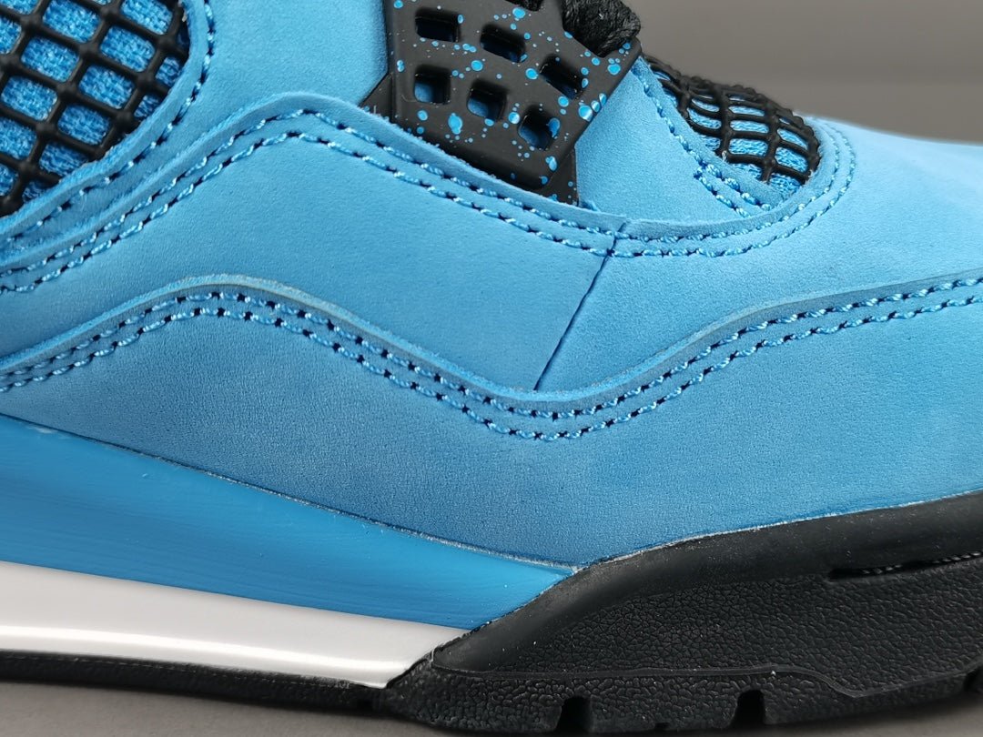 JORDAN 4 - Travis Scott Cactus Jack Sneakers - Black Unisex Streetwear Limited Edition