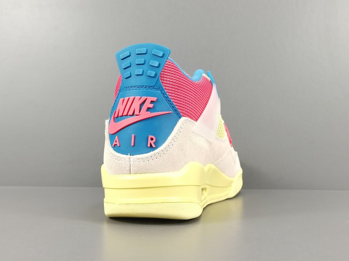 JORDAN 4 - Union Guava Ice - White Unisex Streetwear Limited Edition - The Jordan 4 x Union Guava Ice is a captivating collaboration between Jordan Brand and